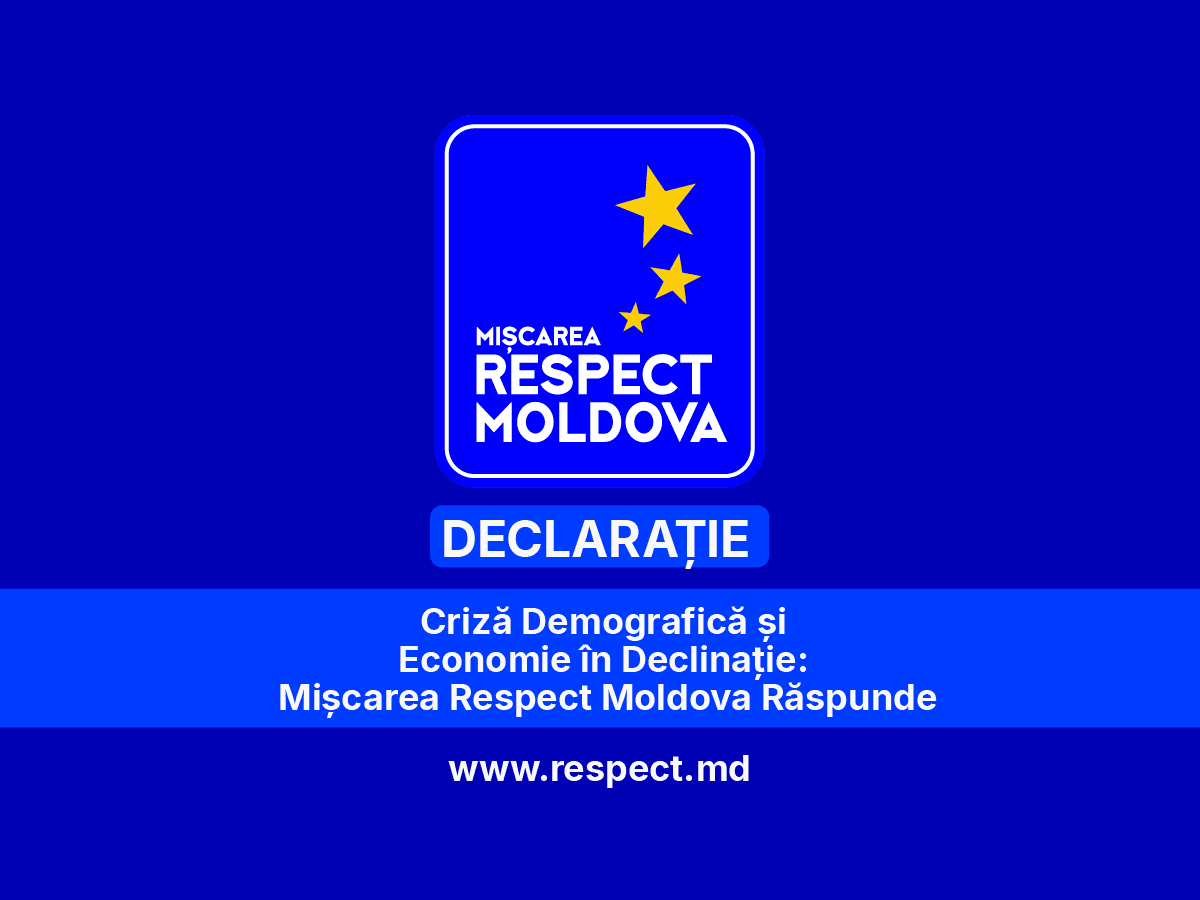 Criză Demografică și Economie în Declinație: Mișcarea Respect Moldova Răspunde