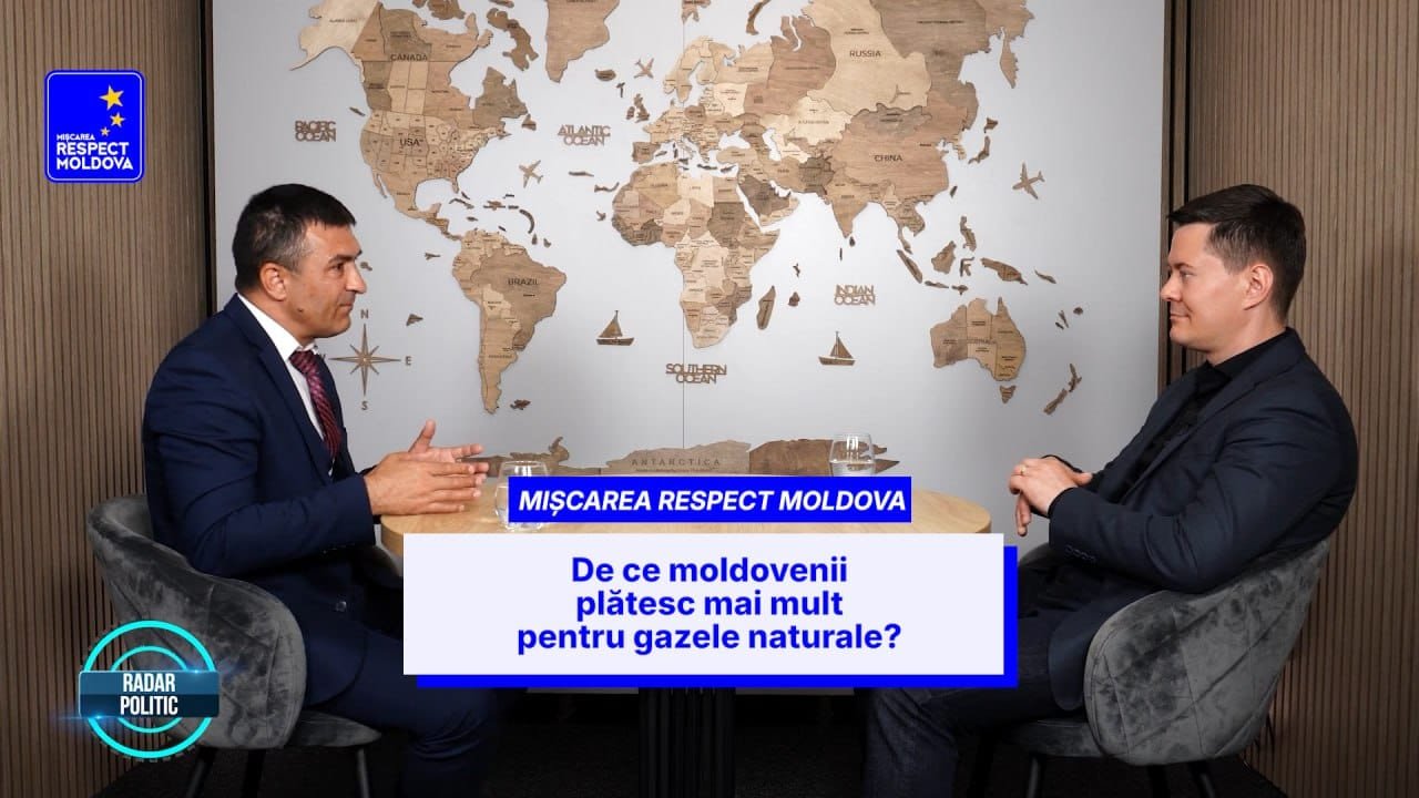 Veaceslav Burlac, membru al Partidului „Respect Moldova” și expert în energie, explică de ce moldovenii plătesc cel mai scump gaz din regiune