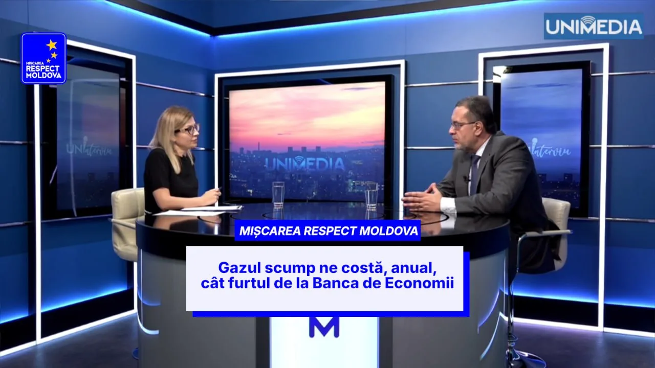 Președintele „Respect Moldova”, Marian Lupu: Gazul scump ne costă, anual, cât furtul de la Banca de Economii