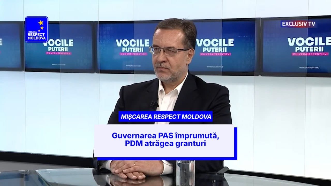 Marian Lupu, președintele Partidului „Respect Moldova”: Guvernarea PAS împrumută, PDM atrăgea granturi