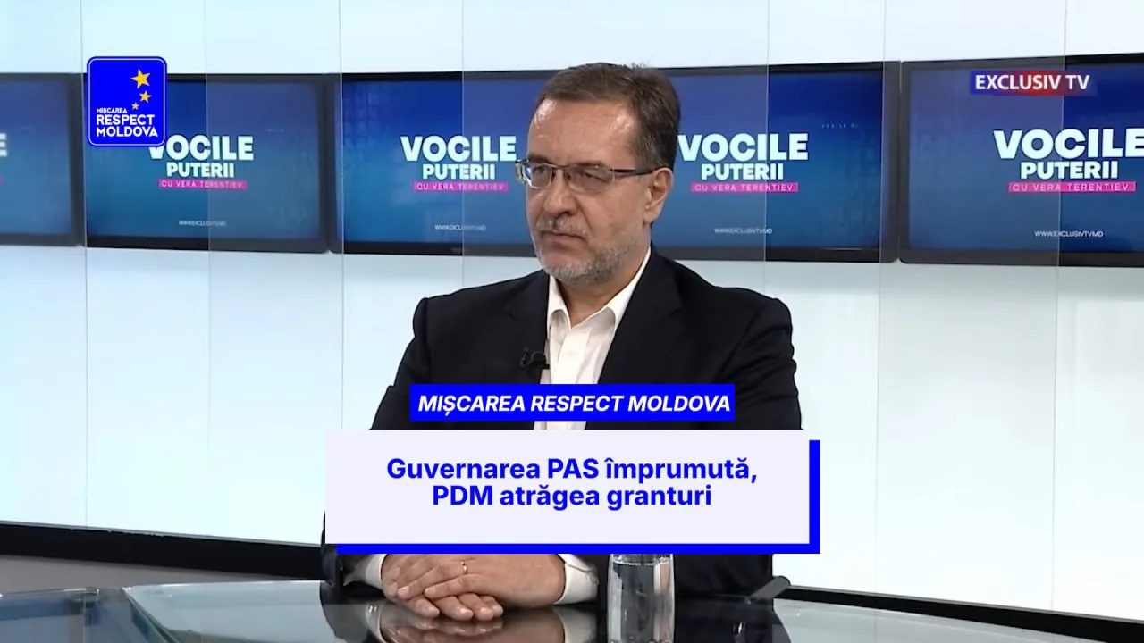 Marian Lupu, președintele Partidului „Respect Moldova”: Guvernarea PAS împrumută, PDM atrăgea granturi