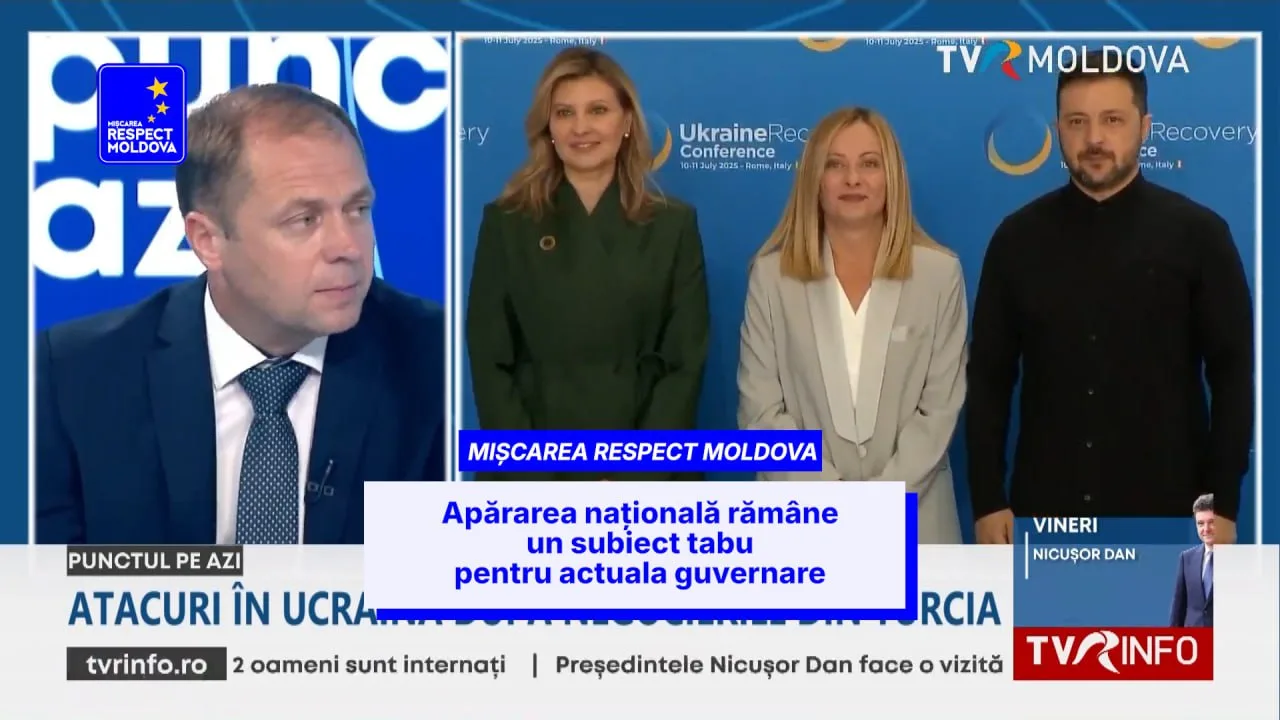 Radu Burduja, vicepreședinte al Partidului „Respect Moldova”: Apărarea națională, un subiect tabu pentru actuala guvernare