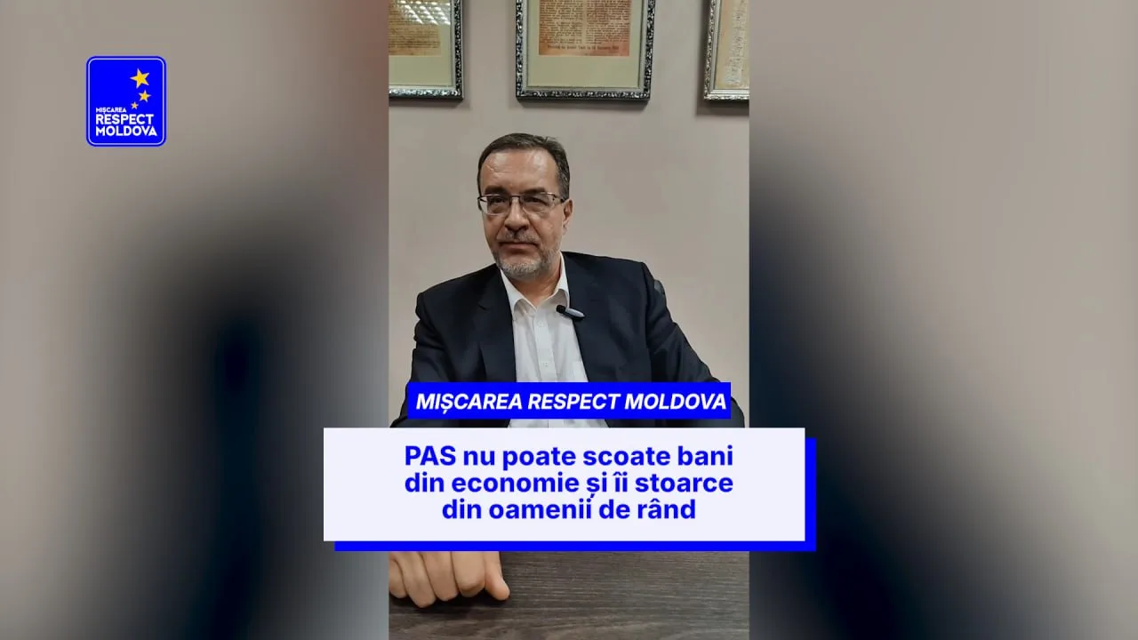 Marian Lupu: PAS nu poate scoate bani din economie și îi stoarce din oamenii de rând