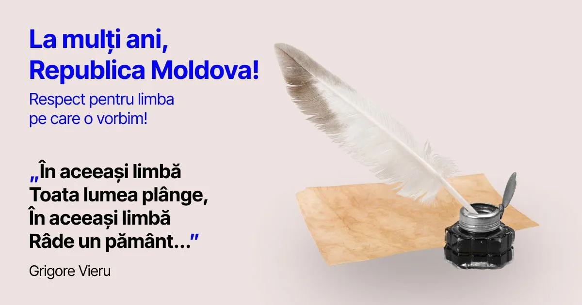 Mesajul Partidului „Mișcarea Respect Moldova” dedicat Zilei Limbii
