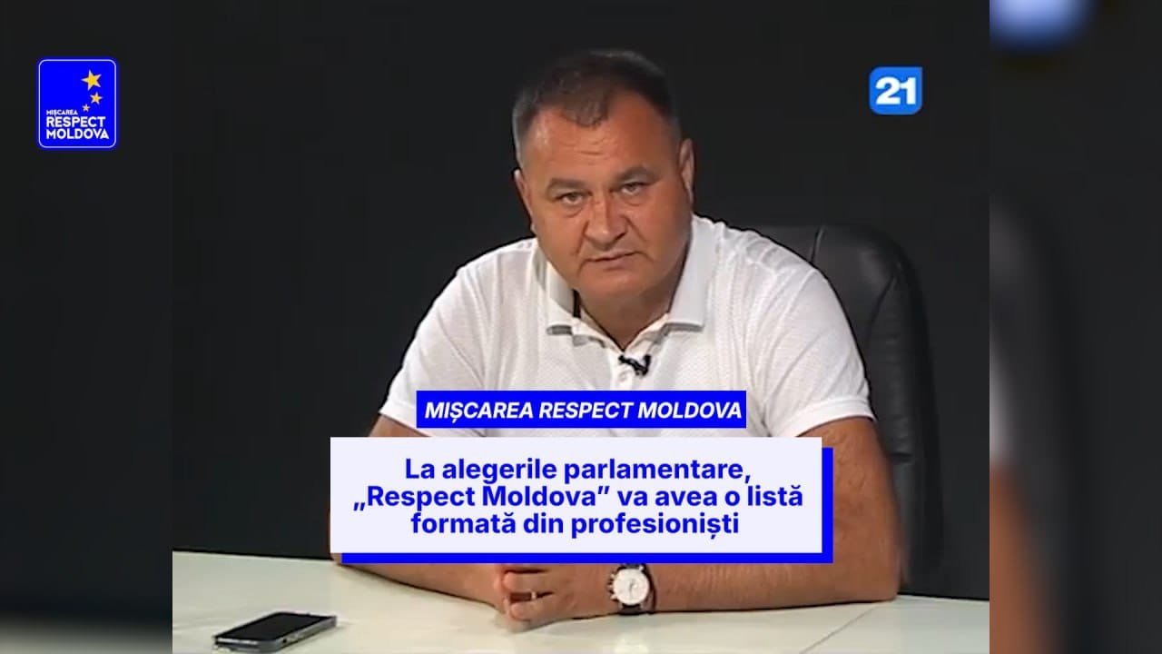 La alegerile parlamentare, „Respect Moldova” vine cu o echipă de profesioniști