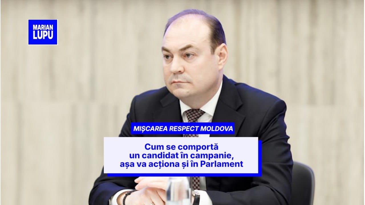 Eugeniu Nichiforciuc, vicepreședinte „Respect Moldova”: Cum se comportă un candidat în campanie, așa va acționa și în Parlament