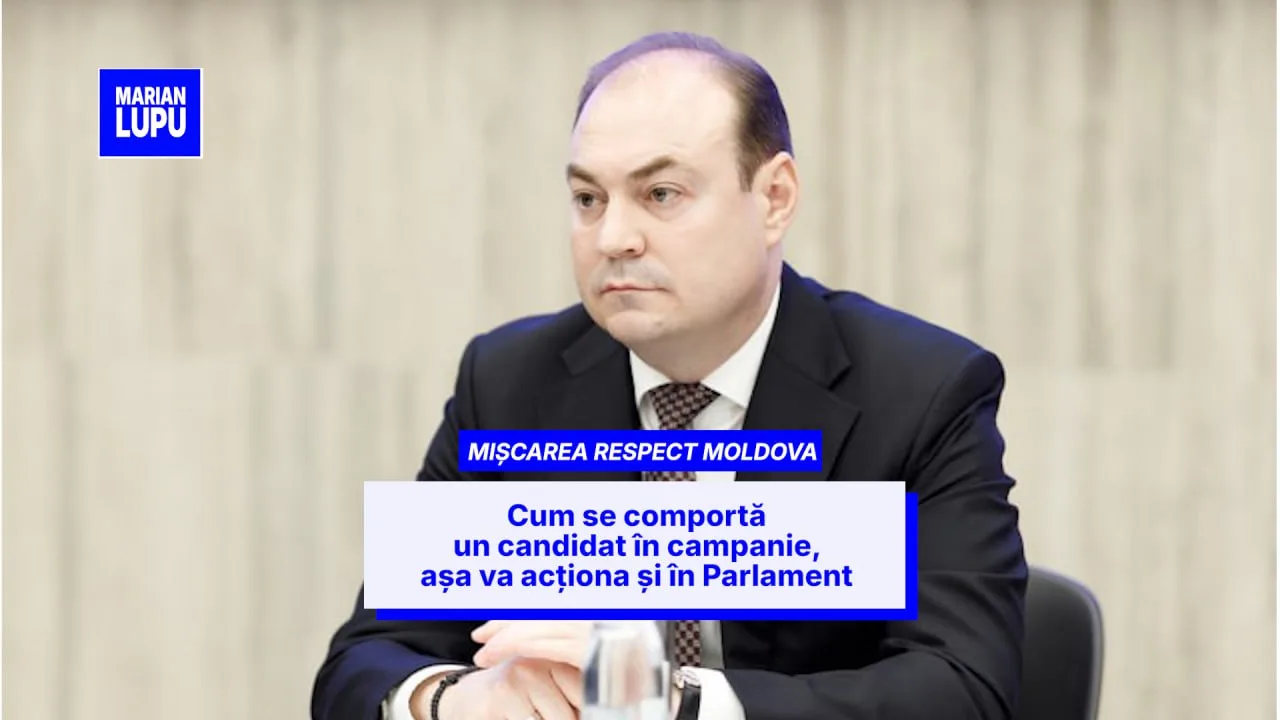 Eugeniu Nichiforciuc, vicepreședinte „Respect Moldova”: Cum se comportă un candidat în campanie, așa va acționa și în Parlament