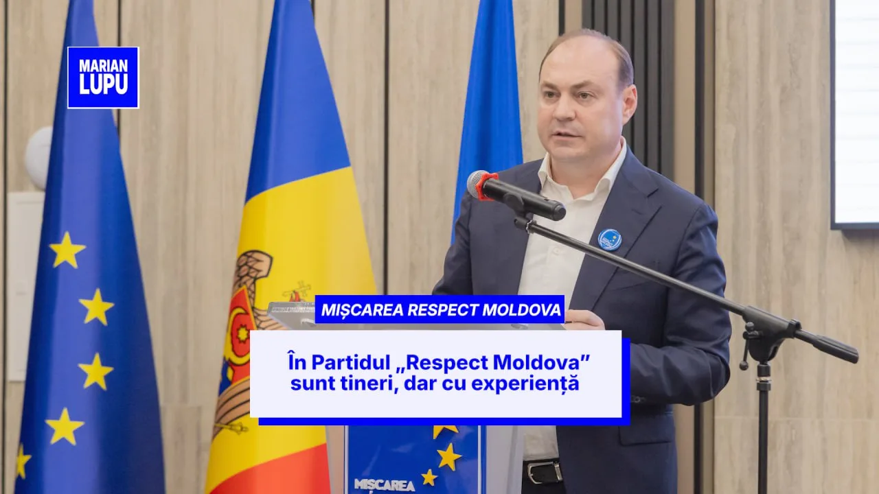 În Partidul „Respect Moldova” sunt tineri, dar cu experiență