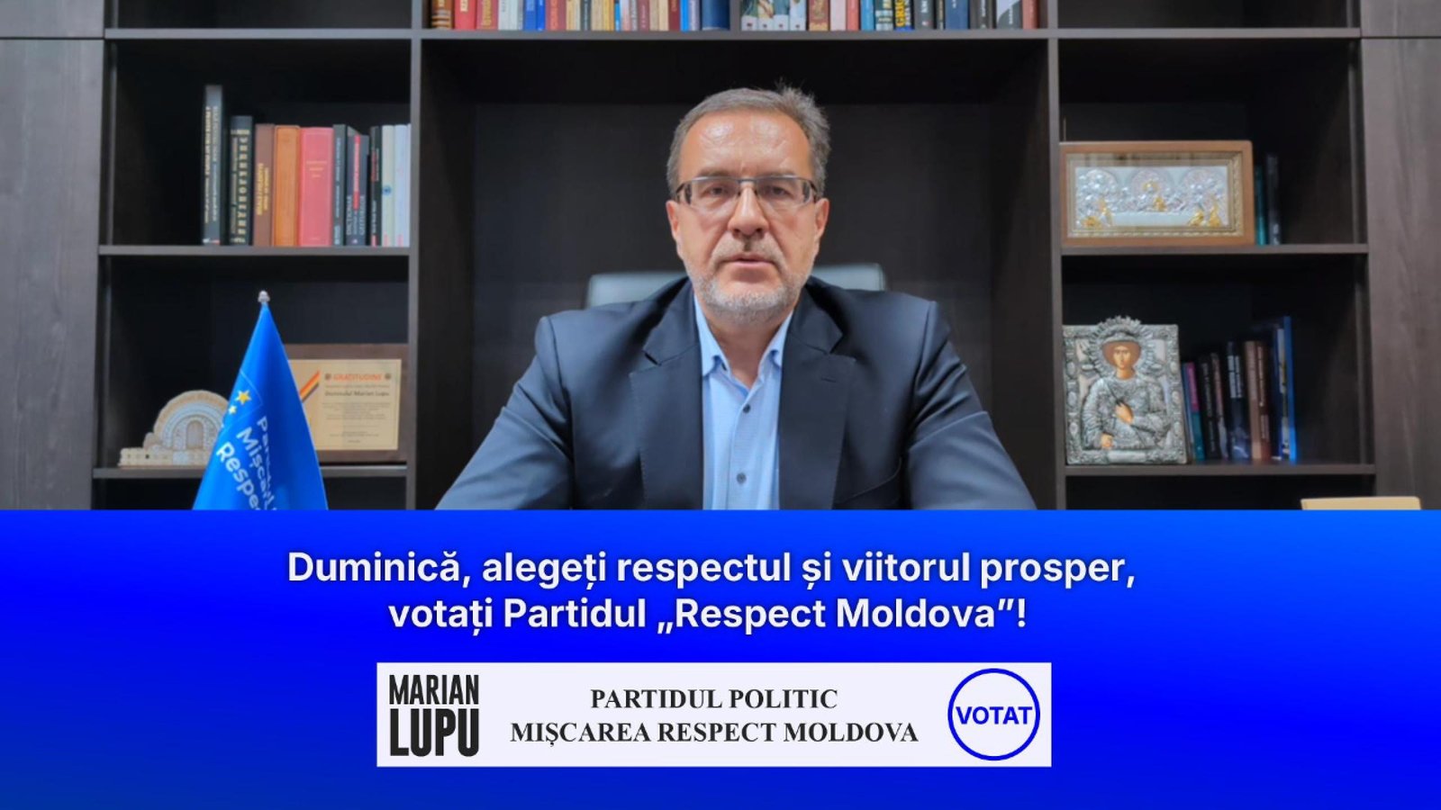 Îndemnul la vot al lui Marian Lupu la alegerile parlamentare din 28 septembrie 2025