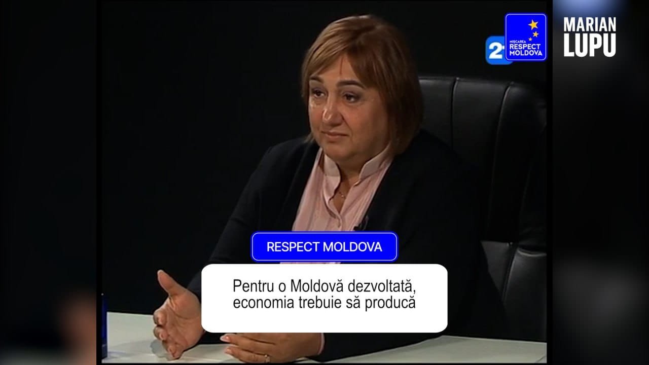 Angela Gheorghița: „Pentru ca Moldova să se dezvolte, economia trebuie să producă”