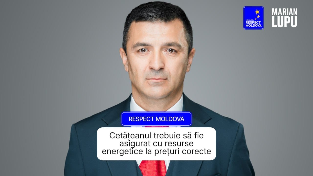 Veaceslav Burlac: Moldovenii trebuie să fie asigurați cu resurse energetice la prețuri corecte