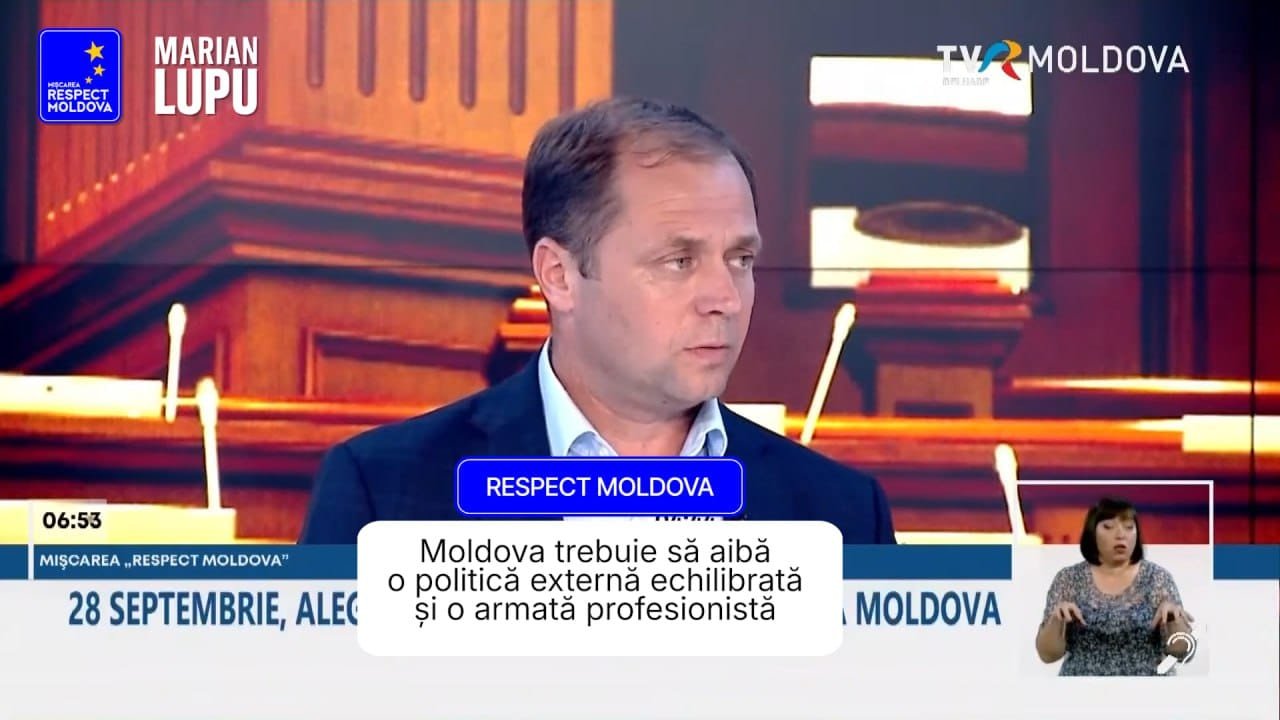 Radu Burduja: „Vom promova interesul național și vom consolida armata, cu Respect pentru Moldova”